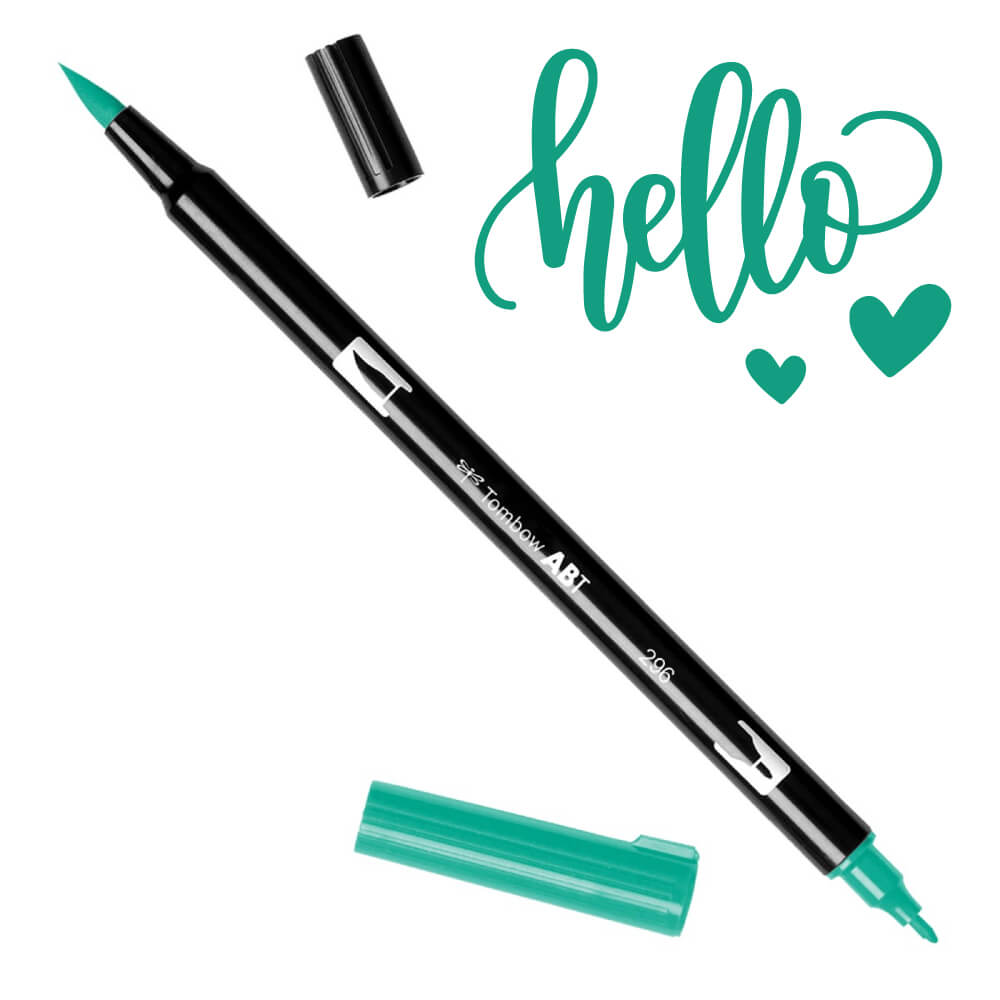 Tombow Dual Brush Pen - 296 - Green — Stationery Pal