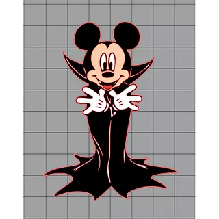 Archivo Para Vinilo Mickey Dracula