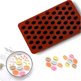 Molde Silicona Granos De Cafe