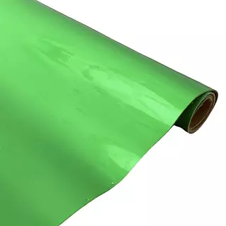 Cuerina Charol Verde Brillante