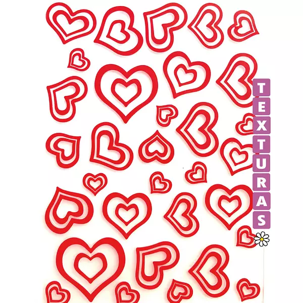 015 Carpeta Relieve Corazones