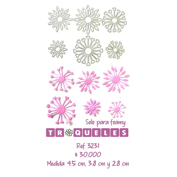 3231 Troquel Pistilos
