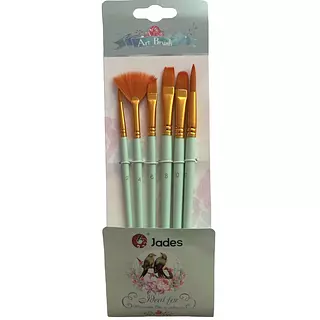 Pincel Verde Surtido * 6 Piz