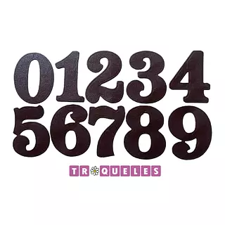 3930 Troquel Numeros