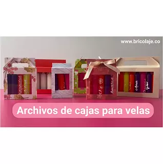 Archivo de cajas para velas