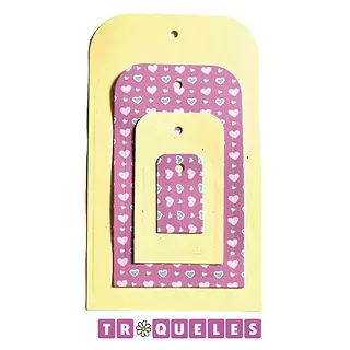 2626 Troquel Etiquetas Redondas * 4 Pz