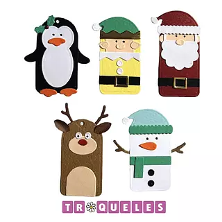 3946 Troquel Etiquetas Navidad