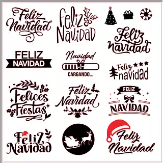 Archivo Stickers Feliz Navidad