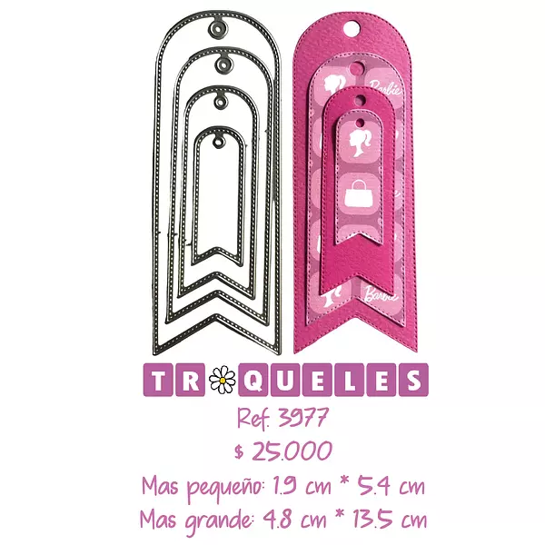 3977 Troquel Etiquetas Redondas