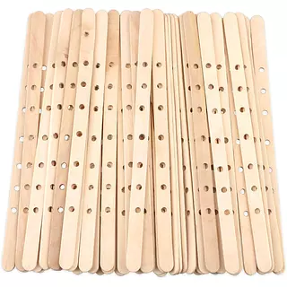 Porta Pabilos En Madera * 12 Unidades