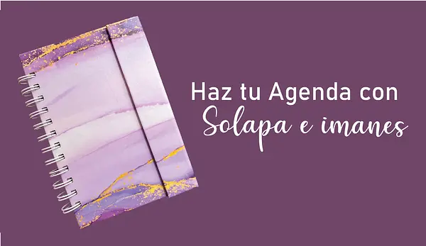 Haz tu agenda con solapa e imanes (Video)