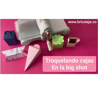 Troquelando cajas en la big shot 