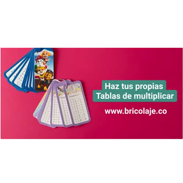 Tablas de multiplicar laminado al frio