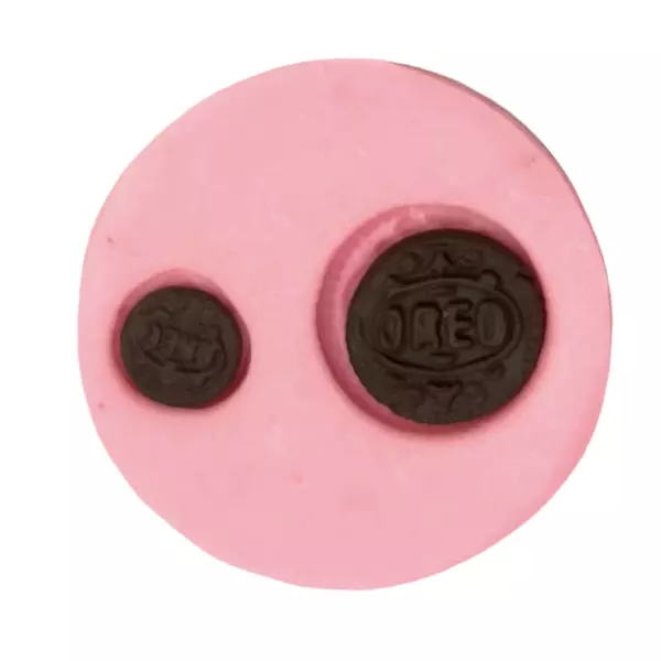 Molde Silicona Mini Oreo * 2 Pz