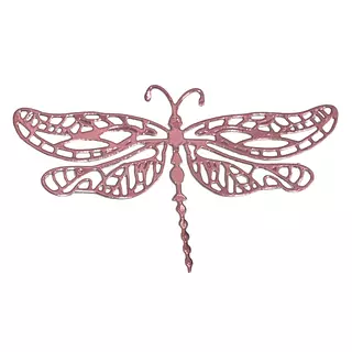 12 Libelulas Grandes Rosadas