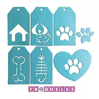 4054 Troquel Etiquetas Pet