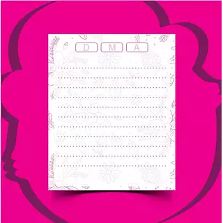 200 Hojas Mini Flores Varias Magenta