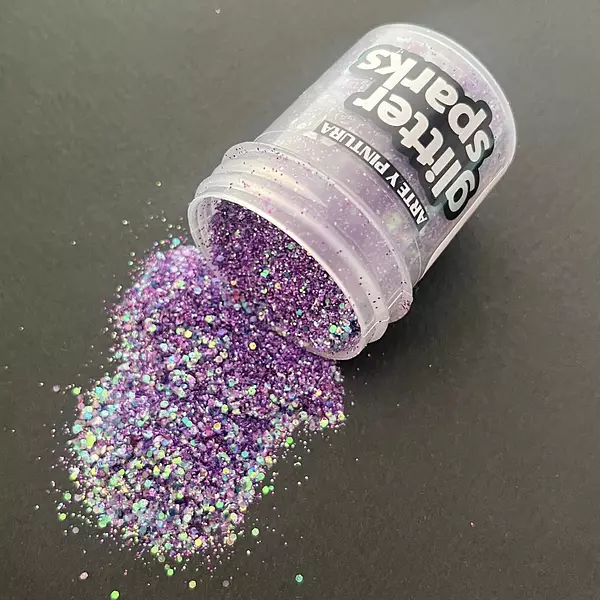 Escarcha Glitter Spark Violeta