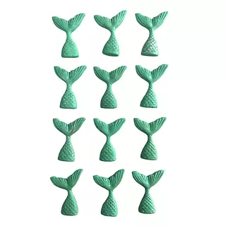 12 Cola De Sirena Verde Menta
