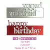 4084 Troquel Happy Birthday