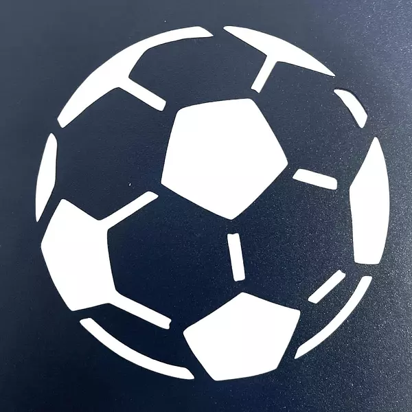 Stencil Balon Futbol