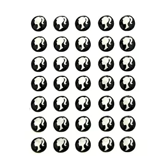 Logo Mini Barbie Resina