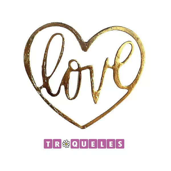 4097 Troquel Love Corazon