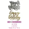 4098 Troquel Happy Birthday
