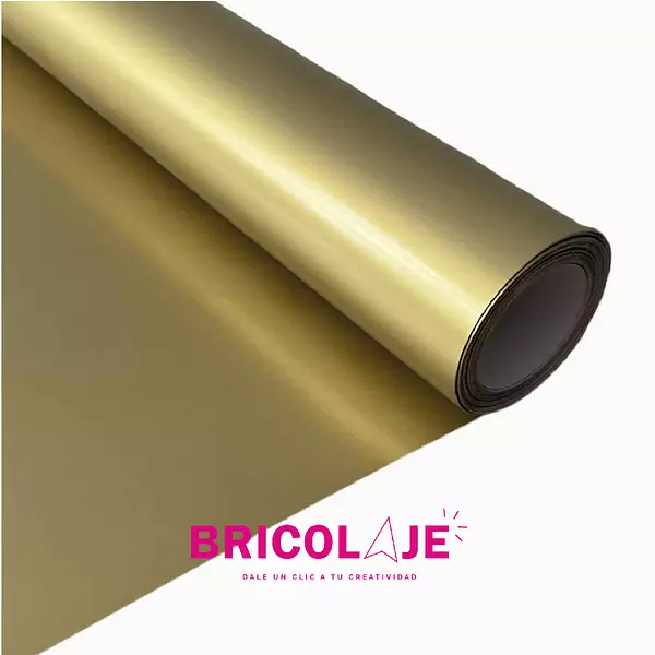 Vinilo Adhesivo Brillante Oro