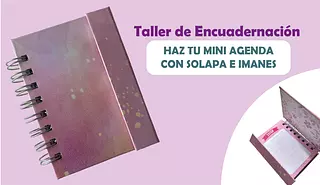 Taller Haz tu mini agenda con solapa e imanes (Video)