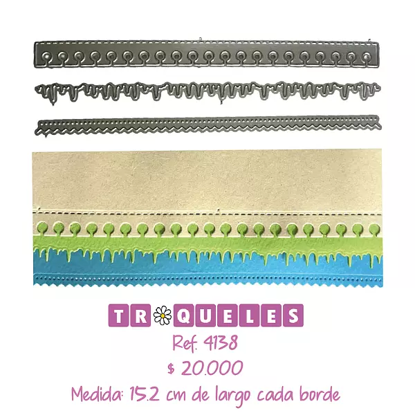 4138 Troquel Bordes Varios