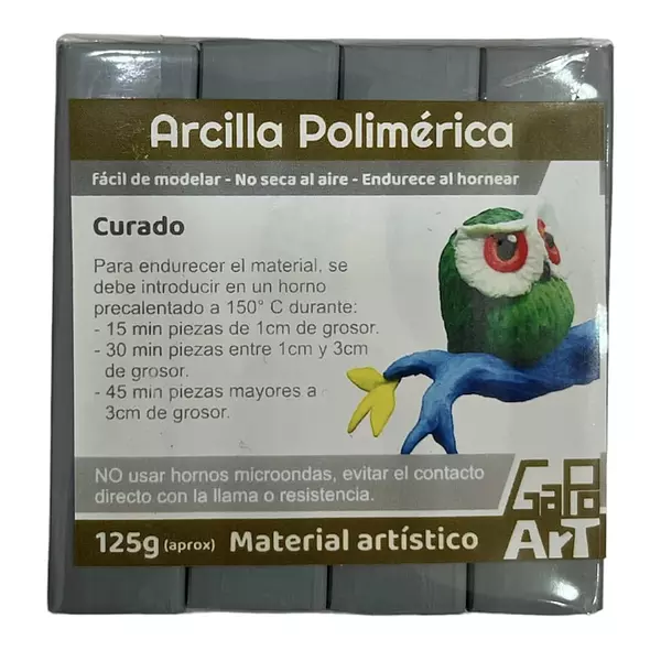 Arcilla Polimerica Gris Azulado * 125 Gramos