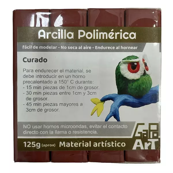 Arcilla Polimerica Rojo Terracota * 125 Gramos