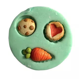 Molde Silicona Galletas Y Zanahoria