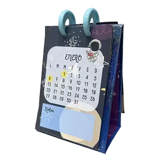 Diseño Calendario Mini Astronauta 2026