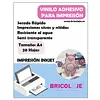 Vinilo Adhesivo Para Impresion (Semitransparente)