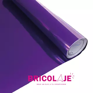 Vinilo Adhesivo Morado Espejo