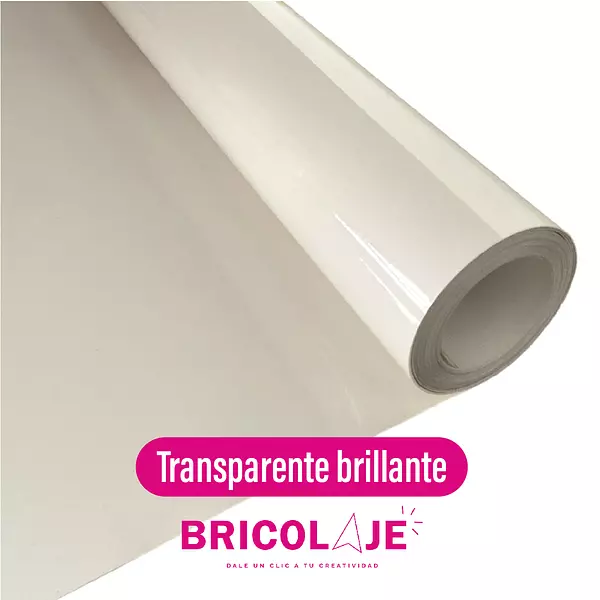 Vinilo Adhesivo Transparente Brillante