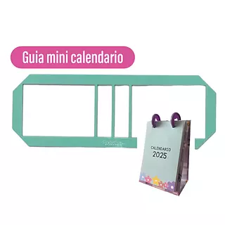Guia Mini Calendario Verde Menta