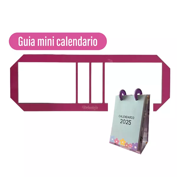 Guia Mini Calendario Fucsia