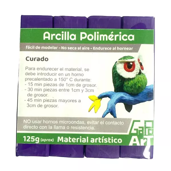 Arcilla Polimerica Violeta * 125 Gramos