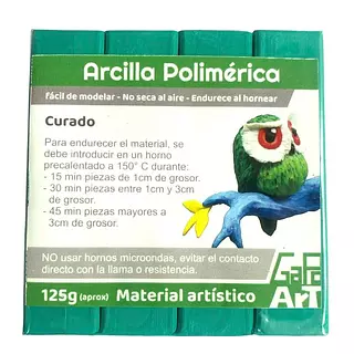 Arcilla Polimerica Aguamarina * 125 Gramos
