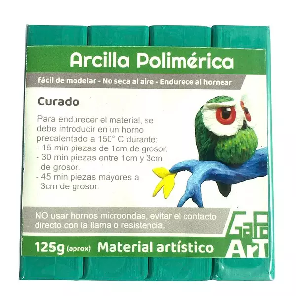 Arcilla Polimerica Aguamarina * 125 Gramos