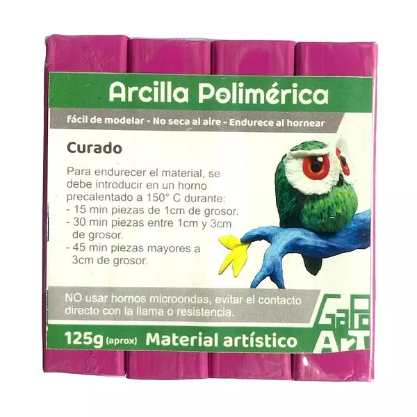 Arcilla Polimerica Magenta * 125 Gramos