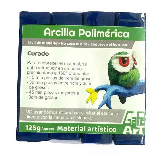 Arcilla Polimerica Azul Marino * 125 Gramos