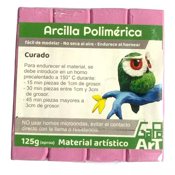 Arcilla Polimerica Malva * 125 Gramos