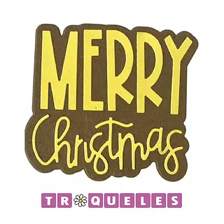 4208 Troquel Merry Christmas