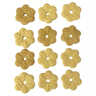 12 Galletas Hueco Porcelanicron