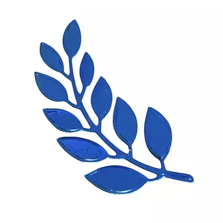 12 Troquelados Ramas Azules