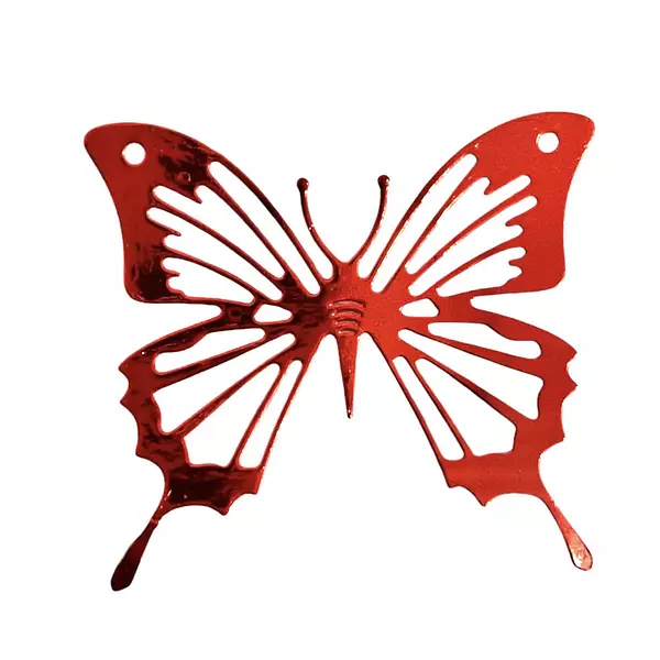 12 Mariposas Caladas Rojas